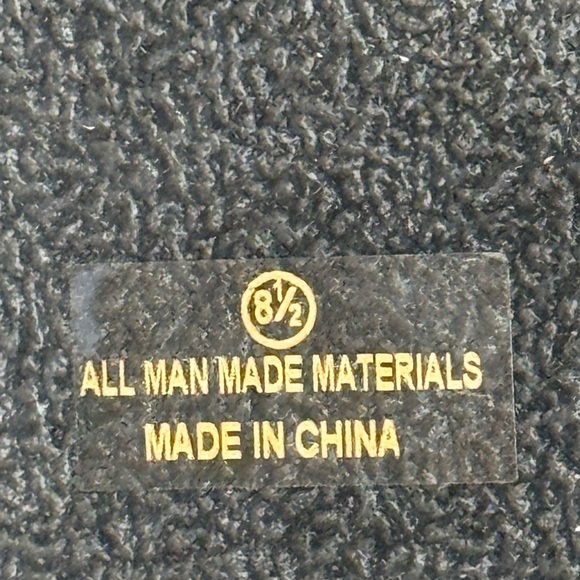 Liliana Black and Cream Patterned Woven Platform 2 band Slides - Picture 5 of 5